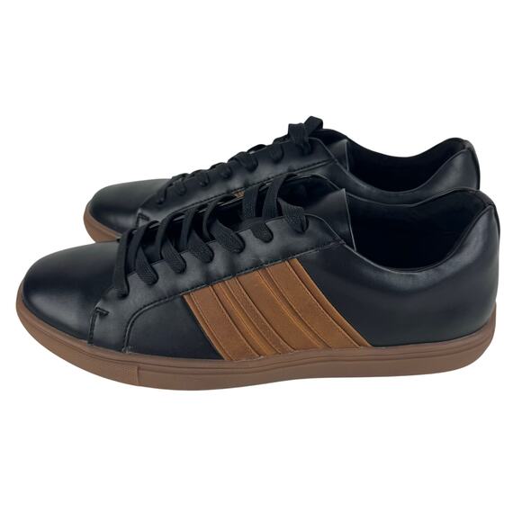 UNLISTED‎ BY KENNETH COLE STAND MIX SNEAKERS IN BLACK COGNAC NWOB MEN'S SIZE 7 - Picture 4 of 11